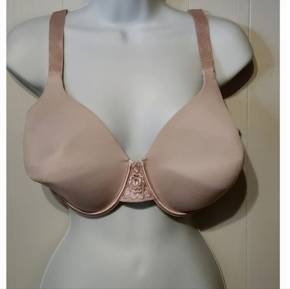 Vanity Fair 40DD Bra Padded Underwire Pink‎ Plus - Picture 1 of 4